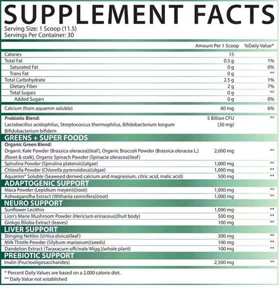 Greens Superfood Power - Unflavored