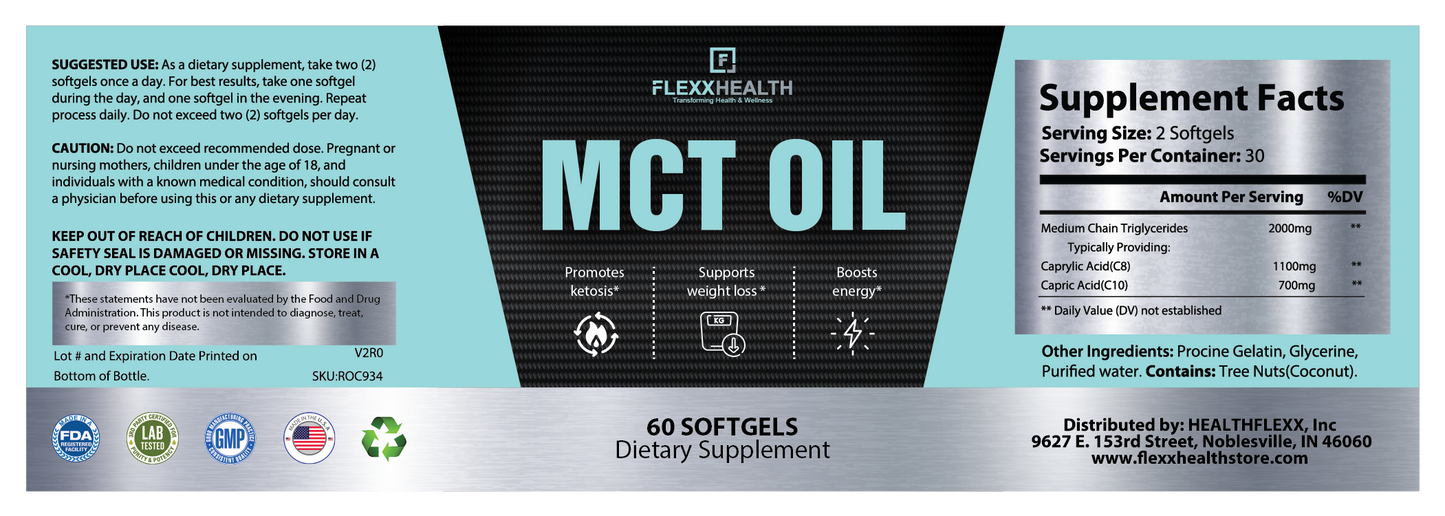 MCT OIL by FLEXX HEALTH™