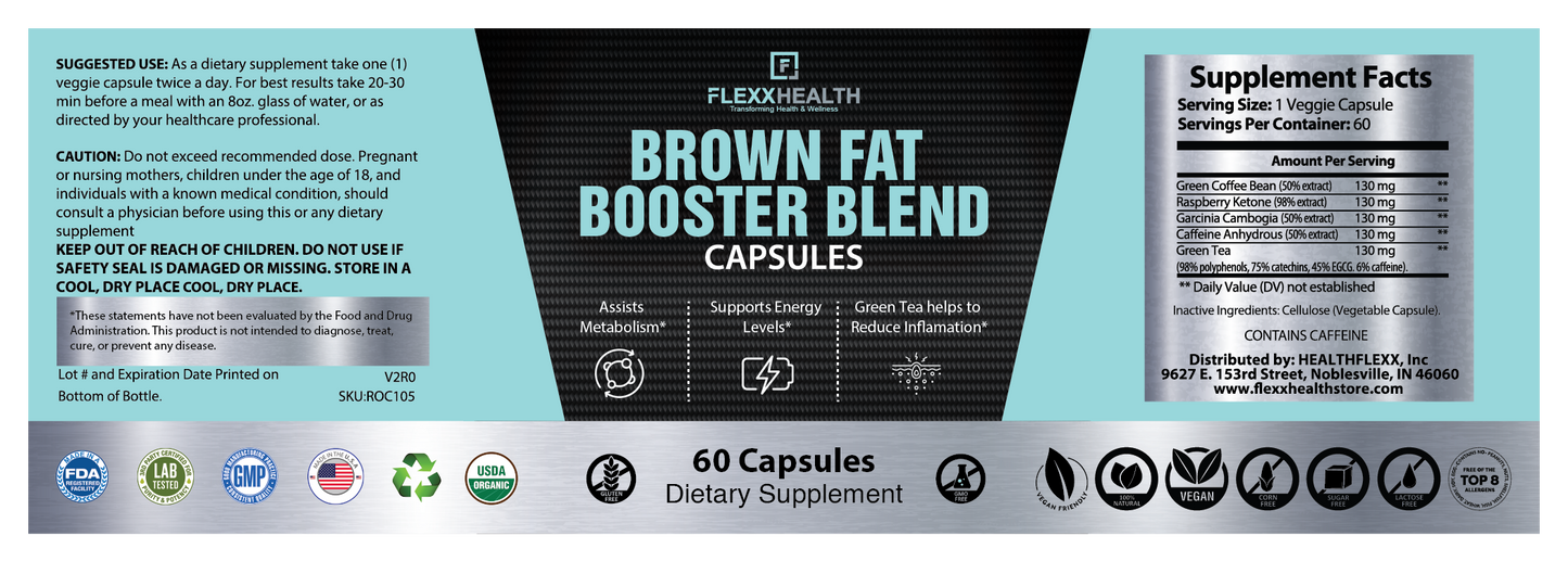 BROWN FAT BOOSTERS BLEND by FLEXX HEALTH™