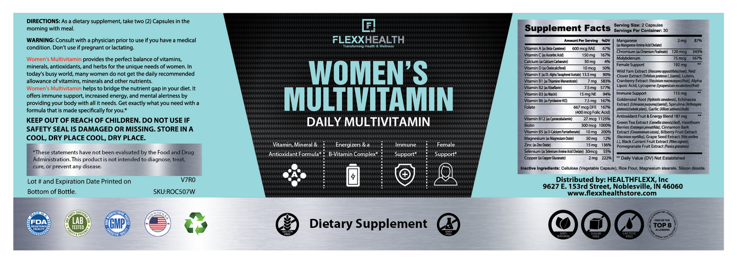 WOMEN'S MULTIVITAMIN by FLEXX HEALTH™