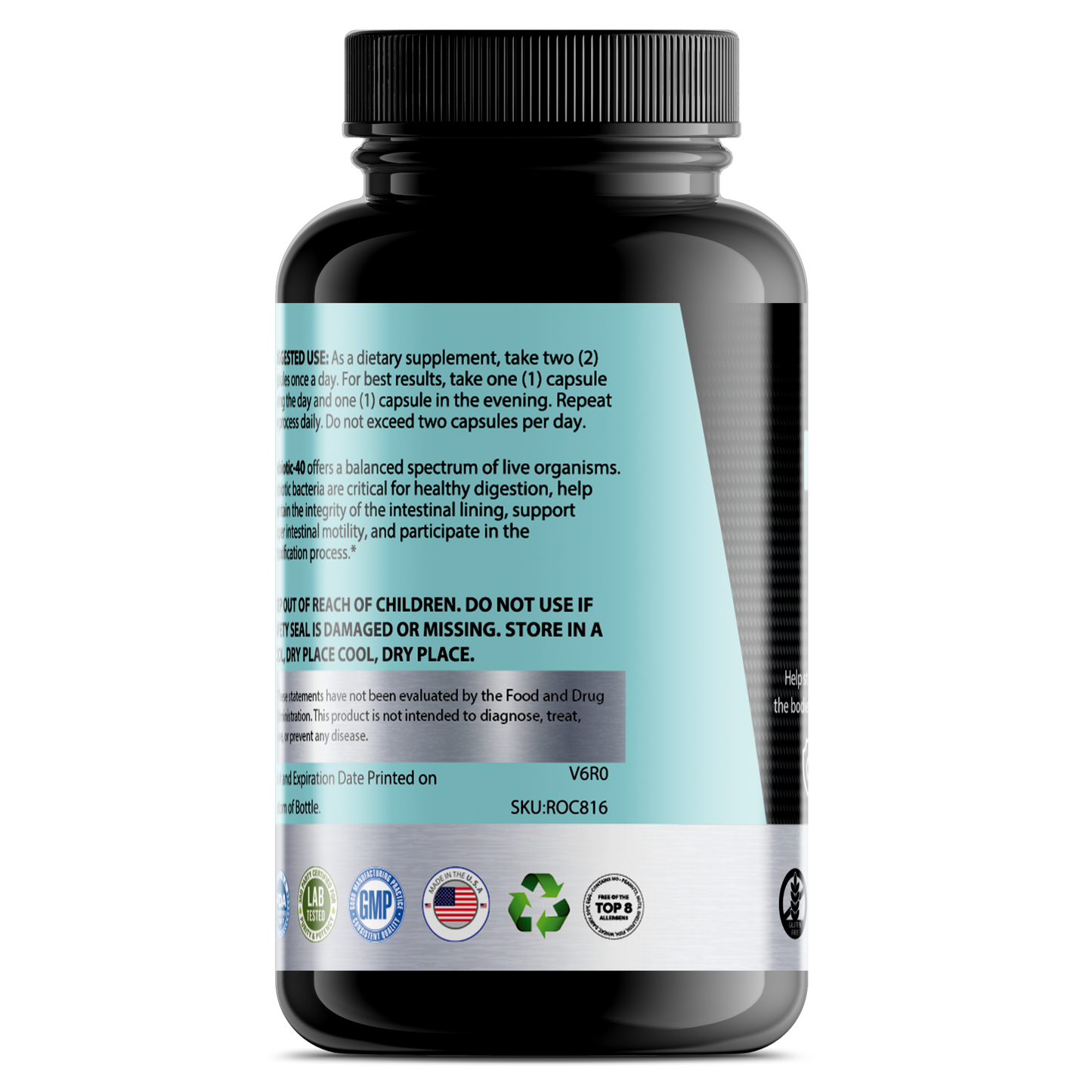 PROBIOTIC - 40 BILLION CFU by FLEXX HEALTH™